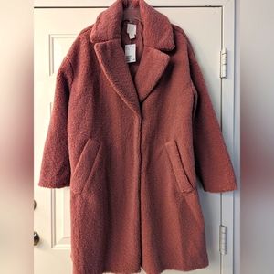 H&M Winter Coat. Rose color